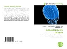 Bookcover of Cultural Network Analysis