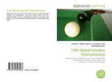 Bookcover of 1991 World Snooker Championship