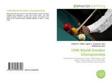 Bookcover of 1996 World Snooker Championship