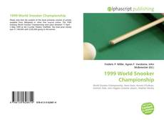 Capa do livro de 1999 World Snooker Championship 
