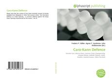 Bookcover of Caro-Kann Defence