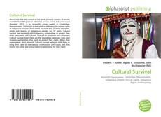 Bookcover of Cultural Survival