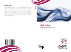 Couverture de High color