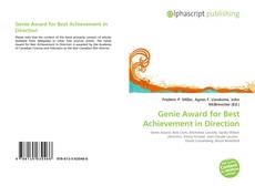 Portada del libro de Genie Award for Best Achievement in Direction