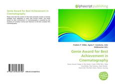 Bookcover of Genie Award for Best Achievement in Cinematography