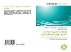 Bookcover of Genie Award for Best Live Action Short Drama