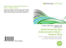 Bookcover of Genie Award for Best Achievement in Music – Original Song