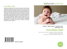 Capa do livro de First White Child 