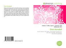 Bookcover of Don Kendell