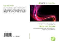 Hoter ben Shlomo的封面