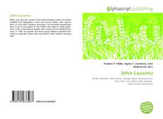Bookcover of John Lazarou