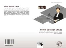 Buchcover von Forum Selection Clause