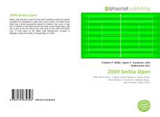 2009 Serbia Open的封面