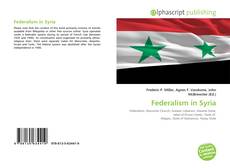Federalism in Syria的封面
