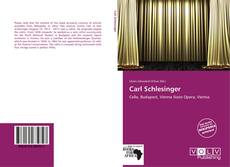 Carl Schlesinger的封面