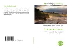 Bookcover of Erik the Red's Land