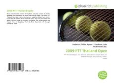 Bookcover of 2009 PTT Thailand Open
