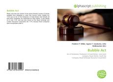 Bookcover of Bubble Act