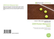 Bookcover of 2009 Proton Malaysian Open