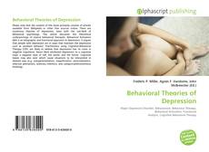 Copertina di Behavioral Theories of Depression