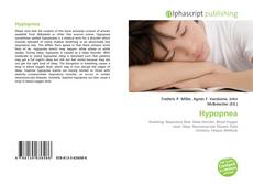Bookcover of Hypopnea
