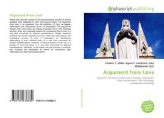 Buchcover von Argument from Love