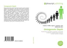 Buchcover von Ontogenetic Depth