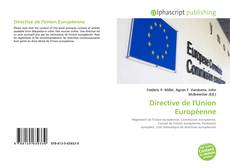 Bookcover of Directive de l'Union Européenne