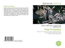 Bookcover of Piège Écologique