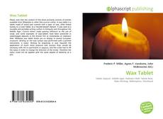 Borítókép a  Wax Tablet - hoz
