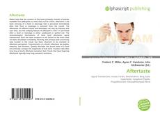 Capa do livro de Aftertaste 