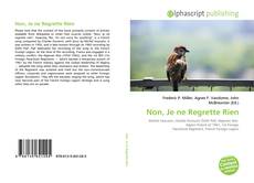 Non, Je ne Regrette Rien的封面
