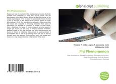 Borítókép a  Phi Phenomenon - hoz