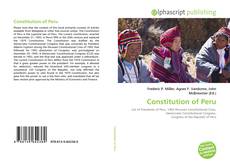 Constitution of Peru的封面