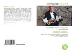 Música Criolla的封面