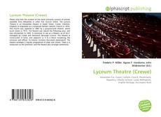 Borítókép a  Lyceum Theatre (Crewe) - hoz