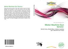 Portada del libro de Motor Machine Gun Service