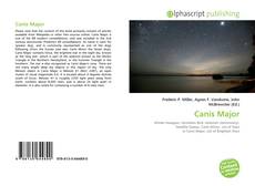 Capa do livro de Canis Major 