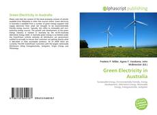 Borítókép a  Green Electricity in Australia - hoz