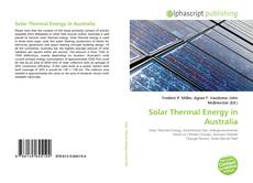 Borítókép a  Solar Thermal Energy in Australia - hoz