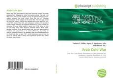 Portada del libro de Arab Cold War