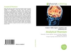 Обложка Analytical Thomism