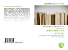 Обложка Commentaries on Aristotle