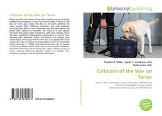 Borítókép a  Criticism of the War on Terror - hoz