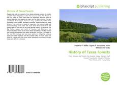 Borítókép a  History of Texas Forests - hoz