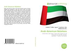 Обложка Arab–American Relations