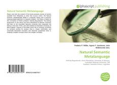 Buchcover von Natural Semantic Metalanguage