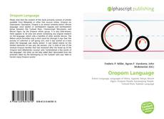 Buchcover von Oropom Language