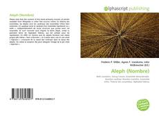 Aleph (Nombre)的封面