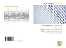 Обложка Hypothèse du Continu